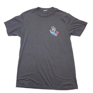 Santa Cruz Screaming‎ Hand T-Shirt Graphic Skateboarding Black Mens